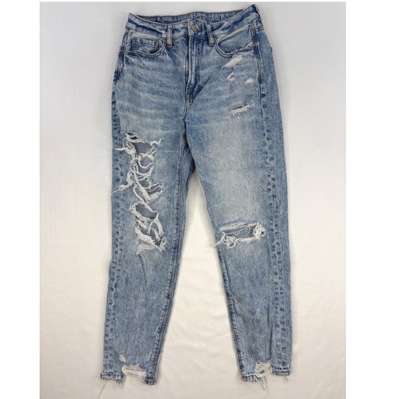 Denim - American Eagle Mom Jeans Size 2 Comfort Stretch Waistband
